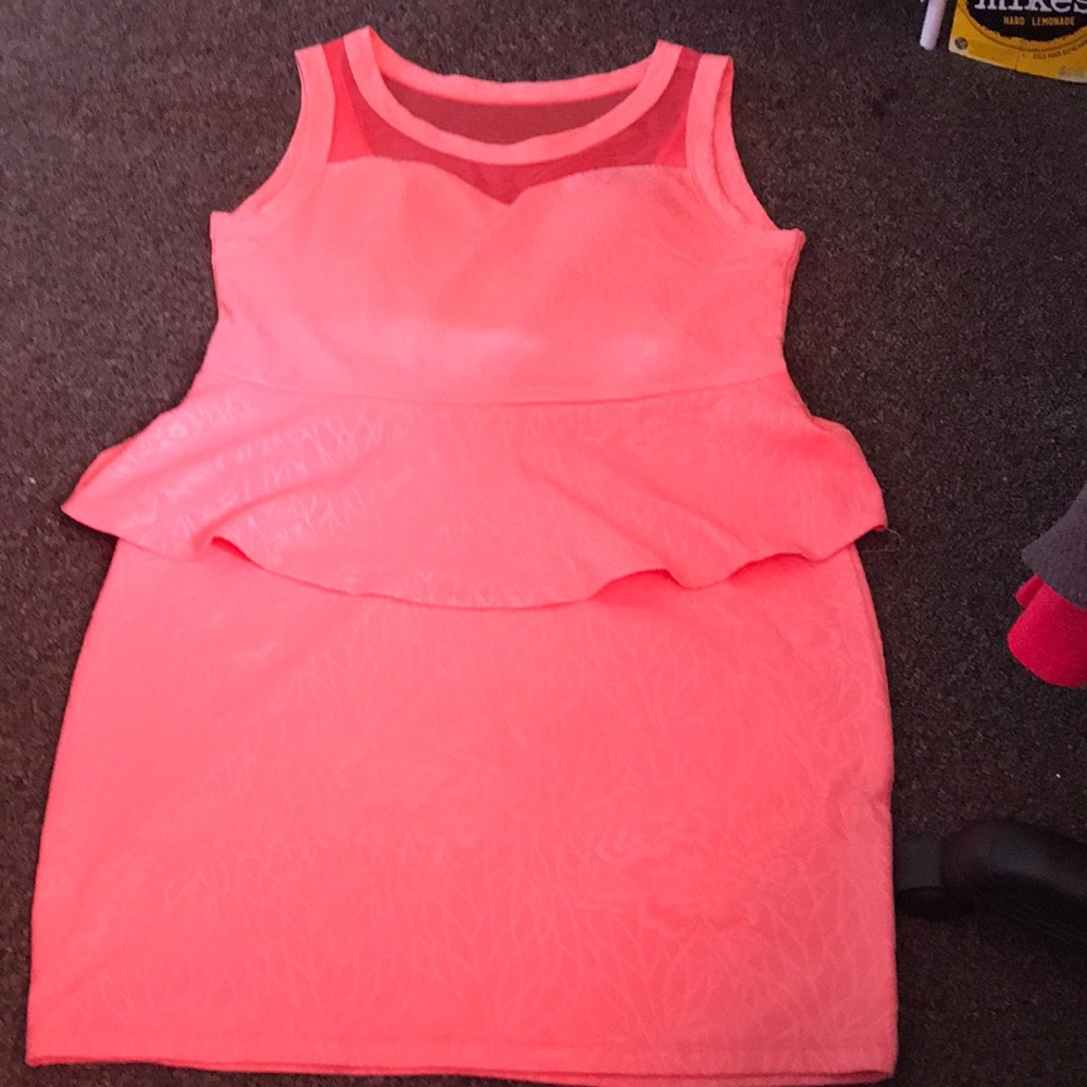 Pink pencil dress
